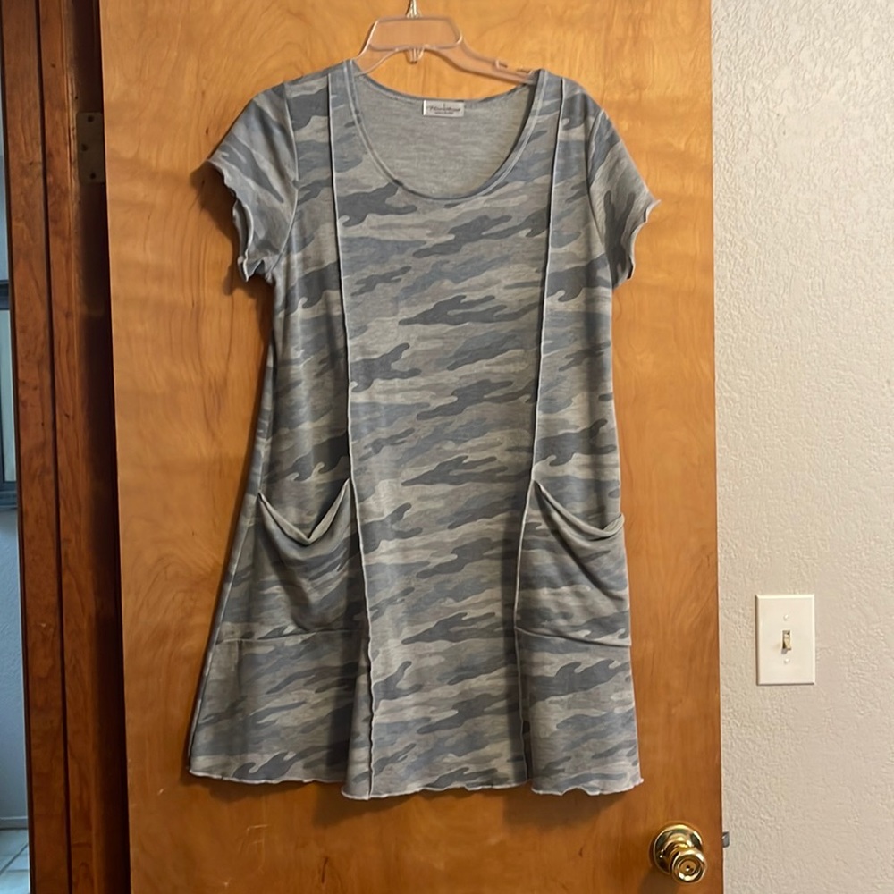 Camo t-shirt dress